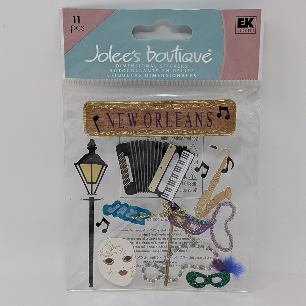 Jolee's Boutique New Orleans Dimensional Stickers
